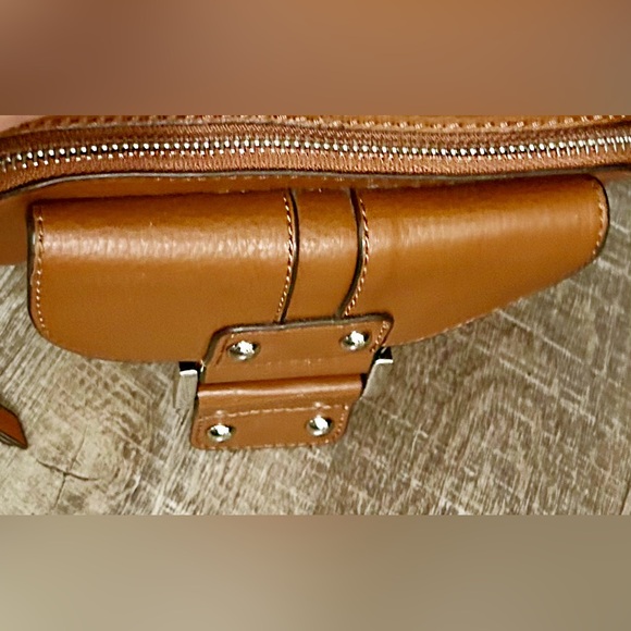 Franco Sarto Tan Leather Crossbody Bag - Picture 10 of 11